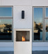 Ecosmart Fire Flex 32SS Single Sided Fireplace Insert - Black Finish / Stainless Steel Burner - ESF.FX.32SS